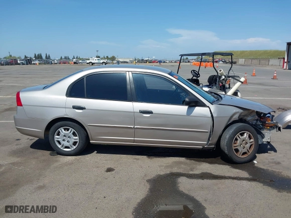 2001 Honda Civic LX with VIN 1HGES16591L002954, listed as a IAAI auction lot 42057695 with 238,849 mi miles. Bid and sale history available at carsss.com. Image 14.