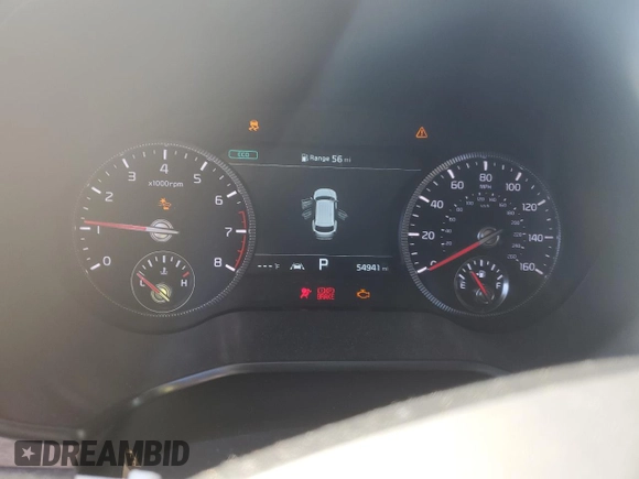 2022 Kia Telluride SX with VIN 5XYP5DHC7NG276764, listed as a Copart auction lot 57218795 with 54,941 mi miles and Salvage title. Bid and sale history available at DreamBid. Image 9.