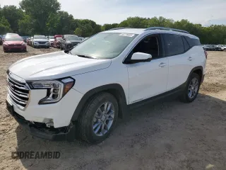 2022 GMC Terrain SLT with VIN 3GKALPEV4NL304777, listed as a Copart auction lot 55775825 with 29,738 mi miles and Salvage title. Bid and sale history available at DreamBid. Image 1.