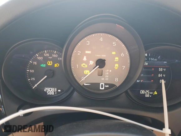 2022 Porsche Macan S с VIN WP1AG2A5XNLB23833, выставлен на аукционе Copart как лот 54105345 с пробегом 29 083 миль миль и Списание • Salvage title. История ставок и продаж доступна на DreamBid. Изображение 9.
