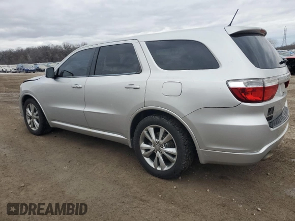 2011 Dodge Durango R/T with VIN 1D4SE6GT7BC684868, listed as a Copart auction lot 88290135 with 110,827 mi miles and Non repairable. Bid and sale history available at DreamBid. Image 2.