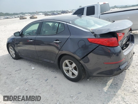 2015 Kia Optima LX with VIN 5XXGM4A76FG446084, listed as a Copart auction lot 60459275 with 91,621 mi miles and Clean title. Bid and sale history available at DreamBid. Image 2.