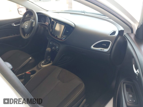 2015 Dodge Dart SXT with VIN 1C3CDFBB6FD306838, listed as a IAAI auction lot 42104314 with 100,143 mi miles. Bid and sale history available at carsss.com. Image 5.