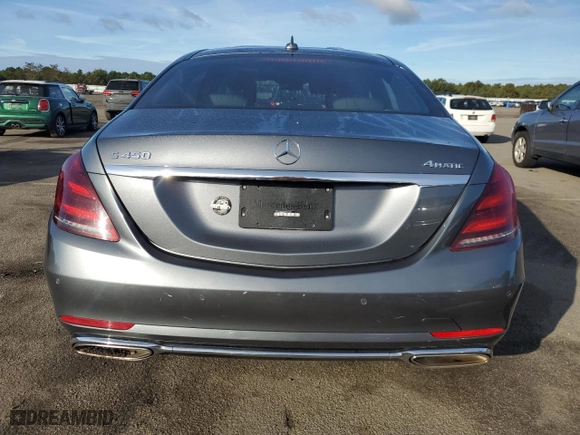 2019 Mercedes-Benz S-Class S 450 with VIN WDDUG6EB3KA441036, listed as a Copart auction lot 72031163 with 21,892 mi miles. Bid and sale history available at carsss.com. Image 6.