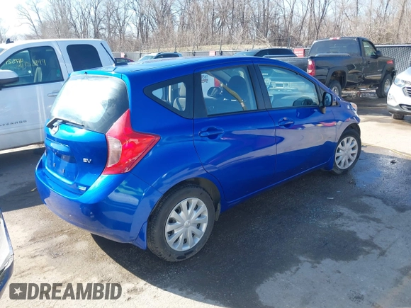 2014 Nissan Note SV with VIN 3N1CE2CP1EL396617, listed as a IAAI auction lot 41797564 with 36,648 mi miles and . Bid and sale history available at DreamBid. Image 4.