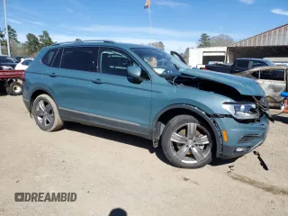 2021 Volkswagen Tiguan SE with VIN 3VV3B7AX8MM104042, listed as a Copart auction lot 53059115 with 44,219 mi miles and Salvage Title. Bid and sale history available at DreamBid. Image 4.
