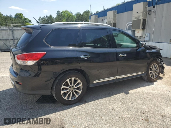 2015 Nissan Pathfinder Platinum with VIN 5N1AR2MM3FC637468, listed as a Copart auction lot 57300945 with 155,378 mi miles and Salvage title. Bid and sale history available at DreamBid. Image 3.
