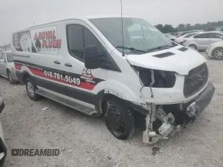 2018 Ford Transit z VIN 1FTYR1YM9JKA98599, wystawiony jako Copart lot #60429075 z przebiegiem 131 146 mil mil oraz Szkoda całkowita • Salvage title. Historia ofert i sprzedaży dostępna na DreamBid. Obrazek 4.