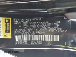 2010 Toyota Highlander Limited with VIN JTEDK3EH7A2161071, listed as a IAAI auction lot 42579513 with 187,348 mi miles and . Bid and sale history available at DreamBid. Image 9.