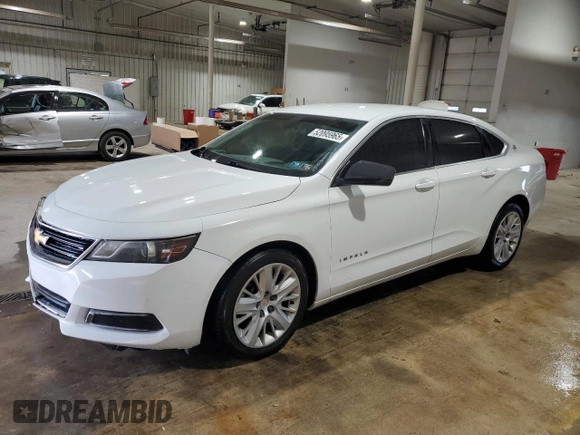 2014 Chevrolet Impala LS z VIN 2G11Y5SL3E9145640, wystawiony jako Copart lot #52095965 z przebiegiem 105 520 mil mil oraz Szkoda całkowita • Salvage title. Historia ofert i sprzedaży dostępna na DreamBid. Obrazek 1.