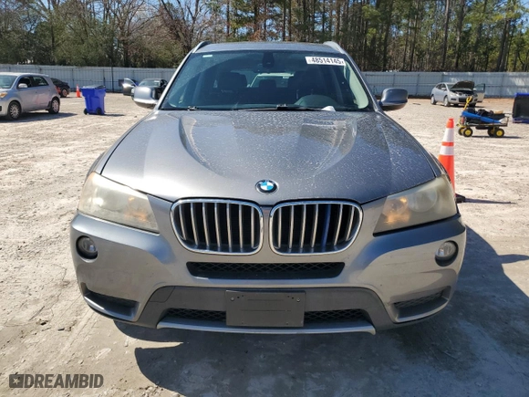 2011 BMW X3 28i with VIN 5UXWX5C55BL706326, listed as a Copart auction lot 48514145 with 140,382 mi miles and Salvage Title. Bid and sale history available at carsss.com. Image 5.