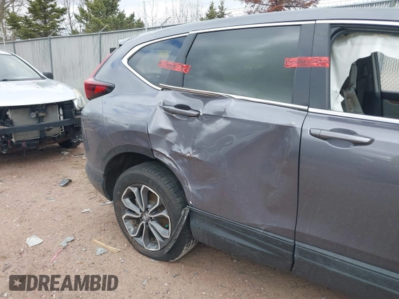 2022 Honda CR-V EX-L with VIN 7FARW2H81NE011064, listed as a IAAI auction lot 42010217 with 1 mi miles. Bid and sale history available at carsss.com. Image 18.