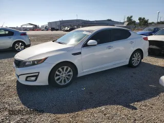 2015 Kia Optima EX with VIN 5XXGN4A7XFG420200, listed as a Copart auction lot 63709125 with 92,759 mi miles and Salvage title. Bid and sale history available at DreamBid. Image 1.