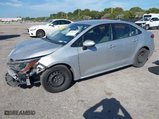 2021 Toyota Corolla LE with VIN JTDEPMAE1MJ187249, listed as a IAAI auction lot 41485491 with 73,256 mi miles. Bid and sale history available at carsss.com. Image 2.