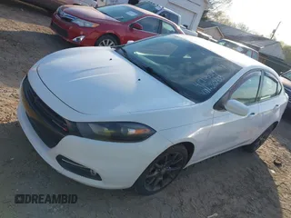 2015 Dodge Dart SXT with VIN 1C3CDFBB4FD302433, listed as a IAAI auction lot 41745014 with 148,635 mi miles. Bid and sale history available at carsss.com. Image 2.