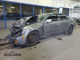 2006 Cadillac CTS with VIN 1G6DM57T160102180, listed as a Copart auction lot 46908735 with 163,335 mi miles and Salvage Title. Bid and sale history available at carsss.com. Image 1.