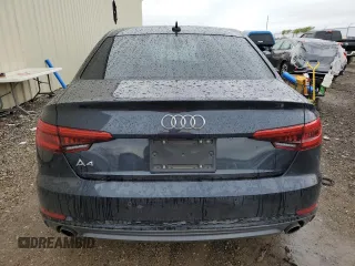 2017 Audi A4 Premium Plus with VIN WAULNAF47HN041641, listed as a Copart auction lot 83992674 with 0 mi miles and Salvage Title. Bid and sale history available at carsss.com. Image 6.
