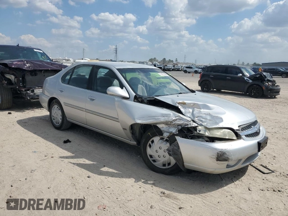 2001 Nissan Altima GXE with VIN 1N4DL01D01C235885, listed as a Copart auction lot 72477444 with 0 mi miles and Salvage Title. Bid and sale history available at carsss.com. Image 4.