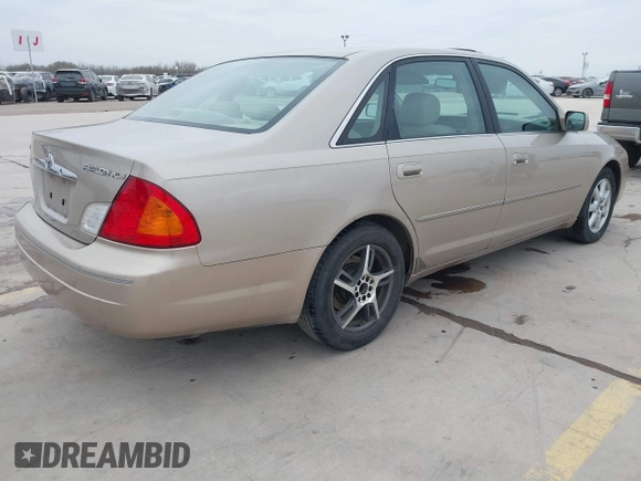 2000 Toyota Avalon XL with VIN 4T1BF28B0YU024842, listed as a IAAI auction lot 41630268 with 260,586 mi miles and . Bid and sale history available at DreamBid. Image 4.