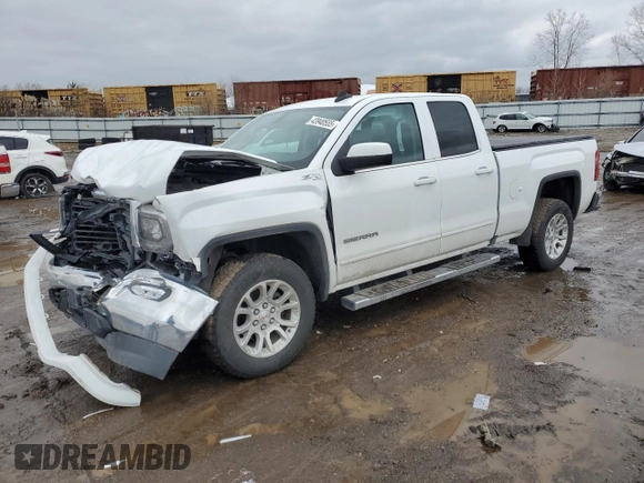 2019 GMC Sierra 1500 SLE z VIN 2GTV2MEC1K1182101, wystawiony jako Copart lot #43940555 z przebiegiem 89 520 mil mil oraz Szkoda całkowita • Salvage title. Historia ofert i sprzedaży dostępna na DreamBid. Obrazek 1.