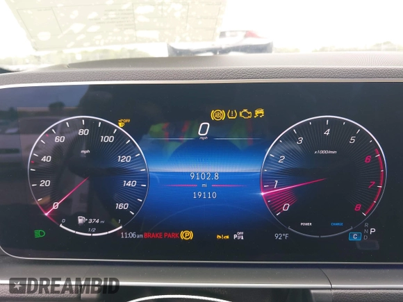 2024 Mercedes-Benz GLE 450 with VIN 4JGFB5KB6RB158663, listed as a IAAI auction lot 42415861 with 19,110 mi miles and . Bid and sale history available at DreamBid. Image 7.