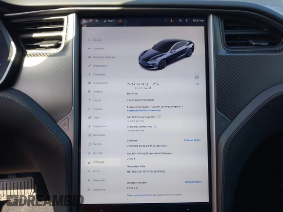 2018 Tesla Model S 75D with VIN 5YJSA1E22JF289195, listed as a IAAI auction lot 41825949 with 49,217 mi miles and . Bid and sale history available at DreamBid. Image 18.