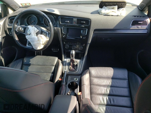 2015 Volkswagen Golf GTI Autobahn with VIN 3VW4T7AUXFM065606, listed as a Copart auction lot 58923414 with 0 mi miles and Salvage Title. Bid and sale history available at carsss.com. Image 8.