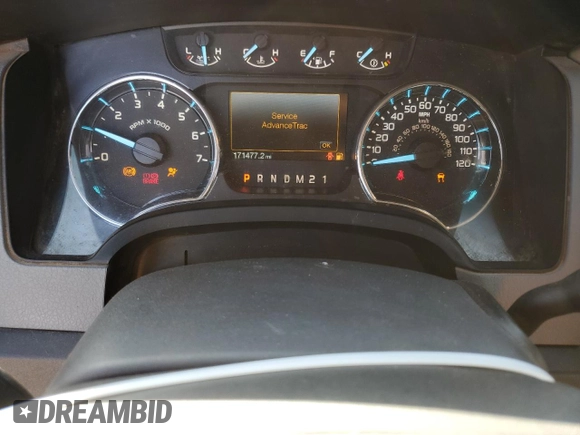 2012 Ford F-150 XL with VIN 1FTFW1EF0CKD05681, listed as a Copart auction lot 46506225 with 171,477 mi miles and Salvage Title. Bid and sale history available at carsss.com. Image 9.