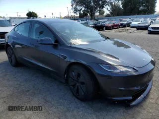 2025 Tesla Model 3 Long Range с VIN 5YJ3E1EBXSF939496, выставлен на аукционе Copart как лот 47140905 с пробегом 641 миль миль и Списание • Salvage title. История ставок и продаж доступна на DreamBid. Изображение 4.