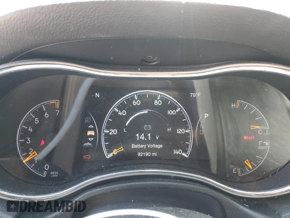 2021 Jeep Grand Cherokee Limited z VIN 1C4RJFBG7MC701110, wystawiony jako Copart lot #53803025 z przebiegiem 92 190 mil mil oraz Szkoda całkowita • Salvage title. Historia ofert i sprzedaży dostępna na DreamBid. Obrazek 9.
