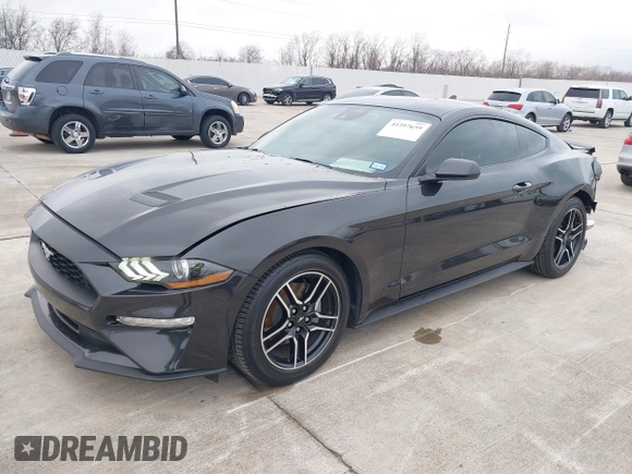 2022 Ford Mustang EcoBoost with VIN 1FA6P8TH5N5130619, listed as a IAAI auction lot 41397659 with 16,836 mi miles. Bid and sale history available at carsss.com. Image 17.
