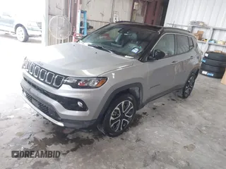 2023 Jeep Compass (RED) Edition with VIN 3C4NJDCN2PT567373, listed as a IAAI auction lot 42605313 with 49,610 mi miles and . Bid and sale history available at DreamBid. Image 17.