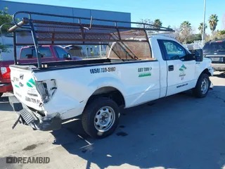 2014 Ford F-150 XL with VIN 1FTNF1CF1EKE14801, listed as a IAAI auction lot 41254462 with 252,444 mi miles. Bid and sale history available at carsss.com. Image 4.