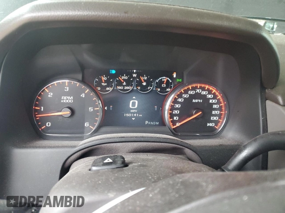 2016 GMC Yukon Denali with VIN 1GKS2CKJ0GR366206, listed as a Copart auction lot 52105185 with 150,141 mi miles and Salvage Title. Bid and sale history available at carsss.com. Image 9.