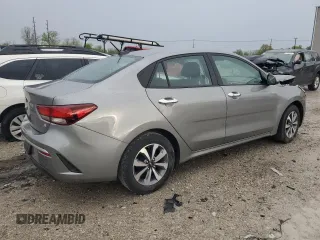 2021 Kia Rio LX with VIN 3KPA24AD6ME375752, listed as a Copart auction lot 48972474 with 50,000 mi miles and Salvage Title. Bid and sale history available at carsss.com. Image 3.