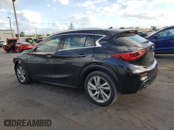 2018 Infiniti QX30 Premium with VIN SJKCH5CP9JA057155, listed as a Copart auction lot 84965074 with 91,679 mi miles and Salvage title. Bid and sale history available at DreamBid. Image 2.
