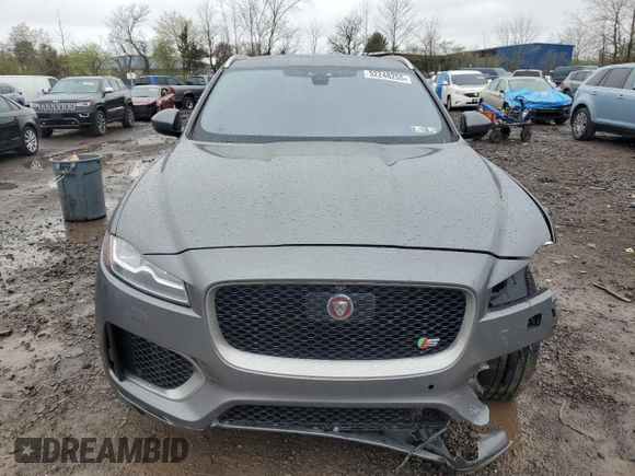 2018 Jaguar F-Pace S z VIN SADCM2FV9JA203808, wystawiony jako Copart lot #52248255 z przebiegiem 86 382 mil mil oraz Szkoda całkowita • Salvage title. Historia ofert i sprzedaży dostępna na DreamBid. Obrazek 5.