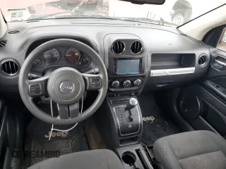 2017 Jeep Compass Sport with VIN 1C4NJCBB9HD131760, listed as a Copart auction lot 74073294 with 160,398 mi miles and Salvage Title. Bid and sale history available at carsss.com. Image 8.