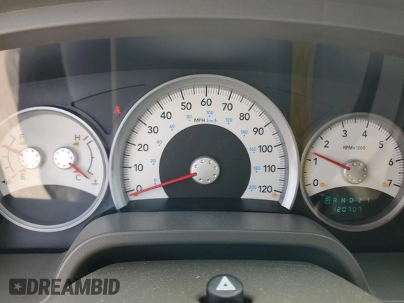 2007 Dodge Dakota SLT with VIN 1D7HE48K27S137317, listed as a Copart auction lot 51708435 with 120,707 mi miles and Salvage Title. Bid and sale history available at carsss.com. Image 9.
