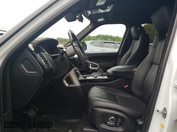 2017 Land Rover Range Rover HSE with VIN SALGS2FV1HA358780, listed as a Copart auction lot 60881385 with 18,432 mi miles and Salvage title. Bid and sale history available at DreamBid. Image 7.