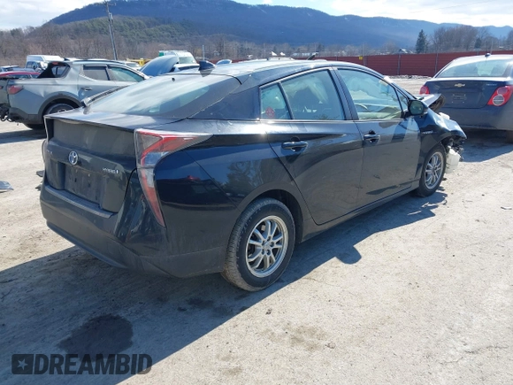 2016 Toyota Prius Four with VIN JTDKARFU4G3016330, listed as a IAAI auction lot 41661639 with 92,311 mi miles. Bid and sale history available at carsss.com. Image 4.
