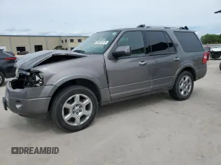 2014 Ford Expedition Limited with VIN 1FMJU1K55EEF56172, listed as a Copart auction lot 56281375 with 160,468 mi miles and Salvage title. Bid and sale history available at DreamBid. Image 1.