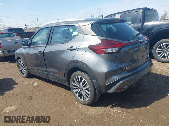 2023 Nissan Kicks SV with VIN 3N1CP5CV3PL558339, listed as a IAAI auction lot 41909842 with 49,427 mi miles. Bid and sale history available at carsss.com. Image 3.