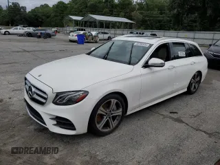 2018 Mercedes-Benz E 400 with VIN WDDZH6GB8JA341285, listed as a Copart auction lot 66700934 with Not Provided miles and Salvage Title. Bid and sale history available at DreamBid. Image 1.