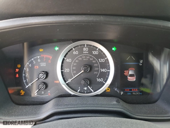 2020 Toyota Corolla LE with VIN 5YFEPRAE2LP061540, listed as a Copart auction lot 49571975 with 96,243 mi miles and Salvage Title. Bid and sale history available at carsss.com. Image 9.