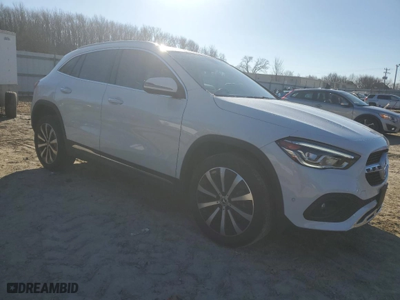 2021 Mercedes-Benz GLA with VIN W1N4N4HB7MJ259092, listed as a Copart auction lot 88005815 with 0 mi miles and Salvage Title. Bid and sale history available at carsss.com. Image 4.