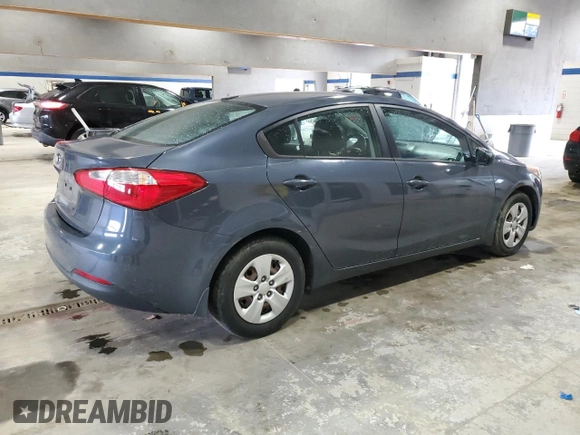 2016 Kia Forte LX with VIN KNAFK4A6XG5496451, listed as a Copart auction lot 51825655 with 200,440 mi miles and Clean Title. Bid and sale history available at carsss.com. Image 3.