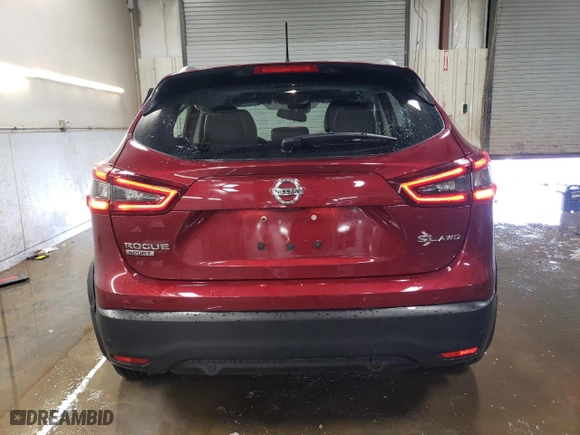 2021 Nissan Rogue Sport SL with VIN JN1BJ1CW4MW442040, listed as a Copart auction lot 49525615 with 21,705 mi miles and Salvage Title. Bid and sale history available at carsss.com. Image 6.