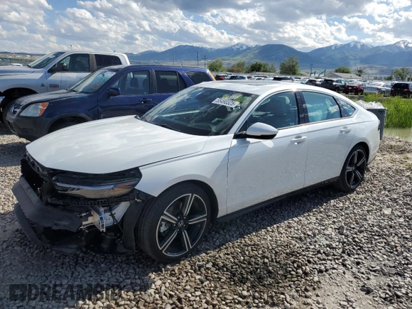 2024 Honda Accord EX-L with VIN 1HGCY2F63RA045259, listed as a Copart auction lot 55490325 with 14,963 mi miles and Salvage title. Bid and sale history available at DreamBid. Image 1.
