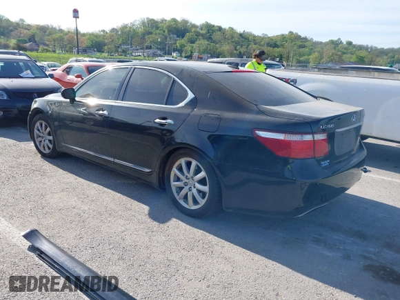 2009 Lexus LS 460 with VIN JTHCL46F495003778, listed as a IAAI auction lot 42111546 with Not Provided miles and . Bid and sale history available at DreamBid. Image 3.